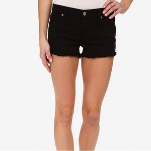 7 For All Mankind Cut Off Shorts in Black NWT! Size 30